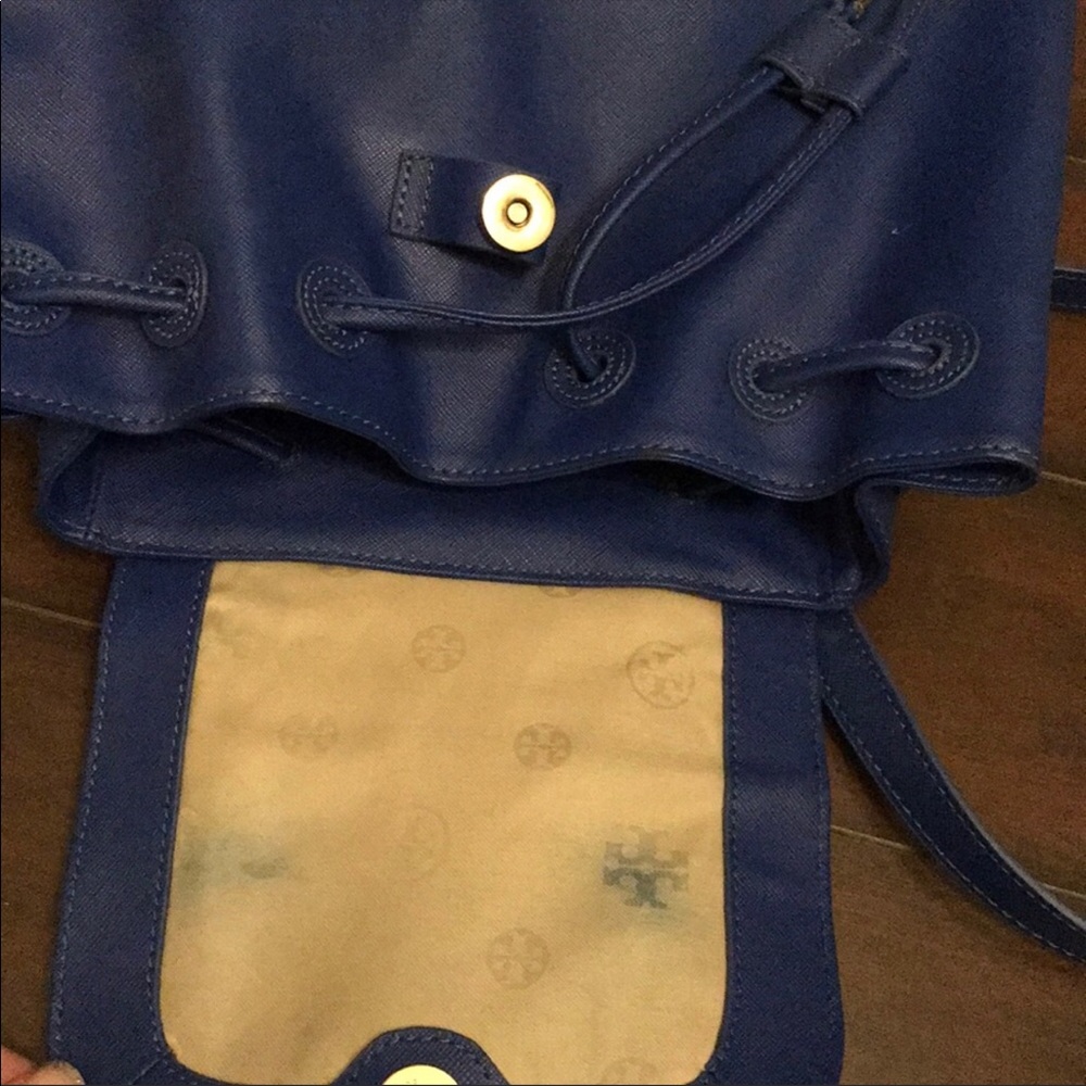Tory Burch royal blue backpack